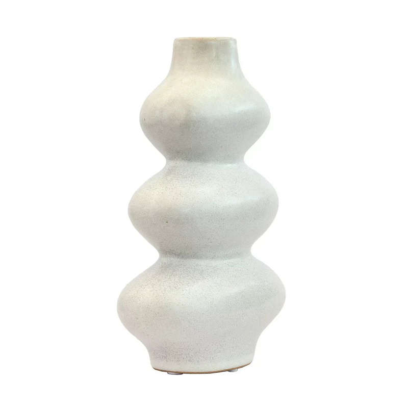 Vase - 3 Tier Natural 22.5cm