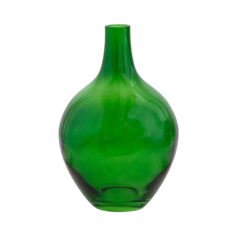 Vase - Green Bottle 20cm