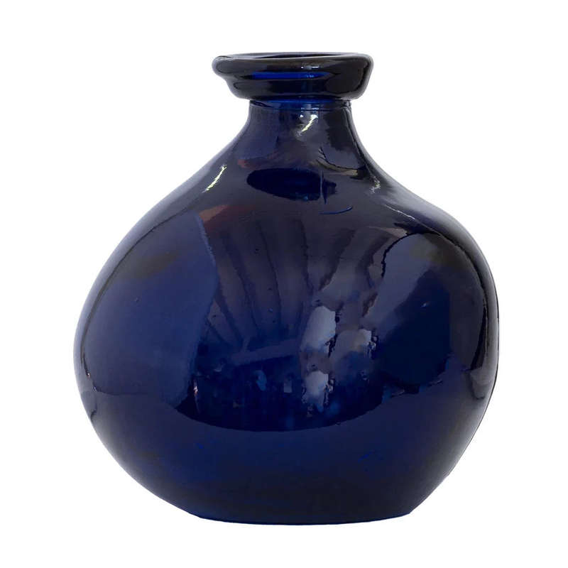 Vase - Navy Curves 18cm