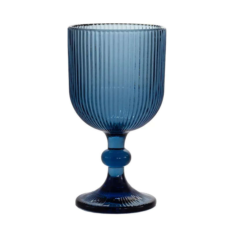 Wine Glass - Lines Blues 350ml