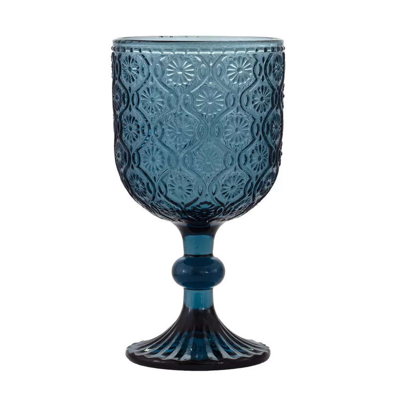 Wine Glass - Moroccan Blue 300ml