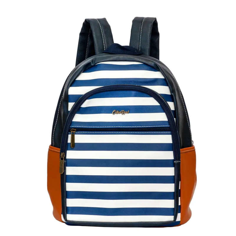 Backpack  - Blue & White Lines