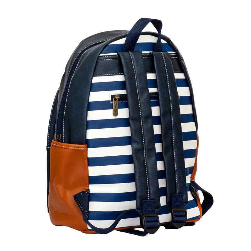 Backpack  - Blue & White Lines
