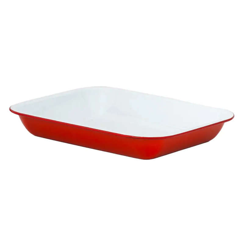 Baking Pan - Enamel 34x28 Various Colours