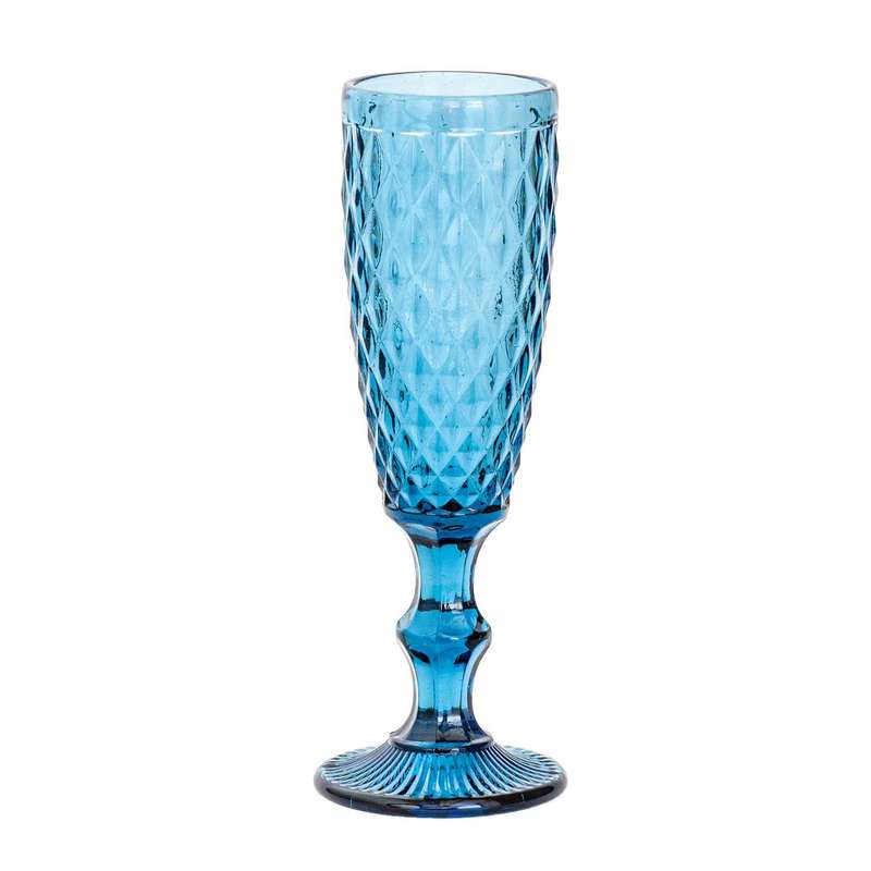 Champagne Flute - Diamonds Blue 175ml