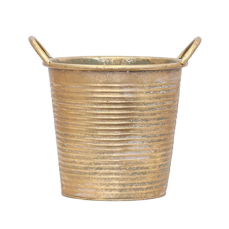 Bucket - Metal Golds Handled