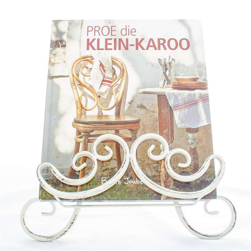 Book Stand - Iron White