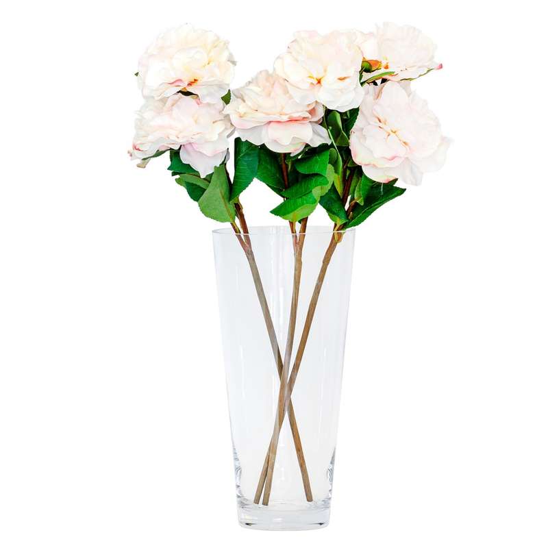 Glass Vase - Coned 30cm
