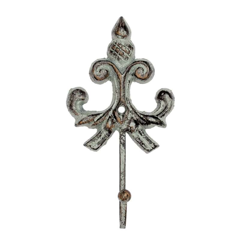 Iron Hook - Fleur Single Patina & Gold