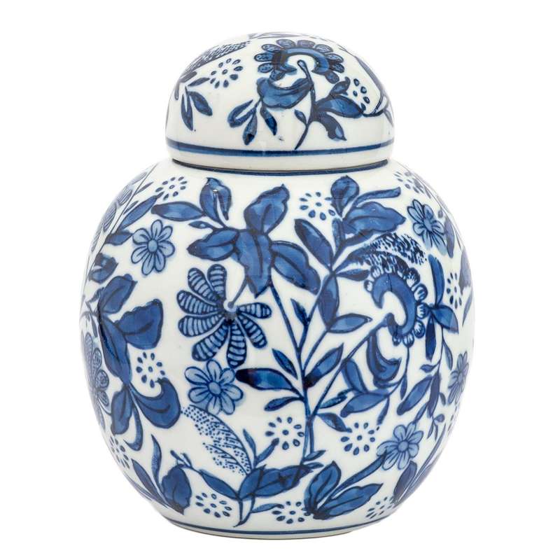 Blue & White Jar 16cm