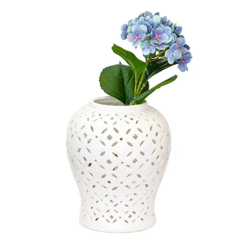 Ginger Jar - White Cut-Out 40cm