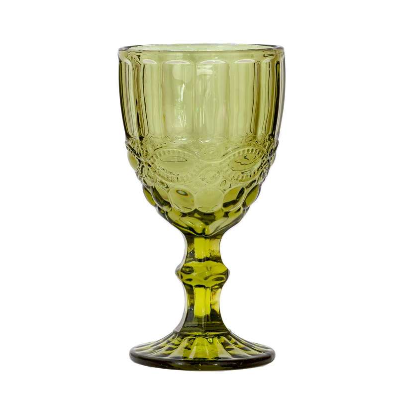 Wine Glass - Vintage Green 300ml
