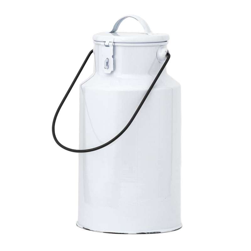 Milk Jug - Enamel White