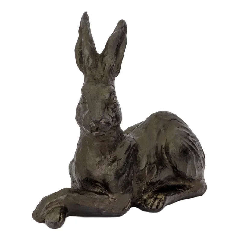 Ornament - Hare Crossed Feet Charcoal