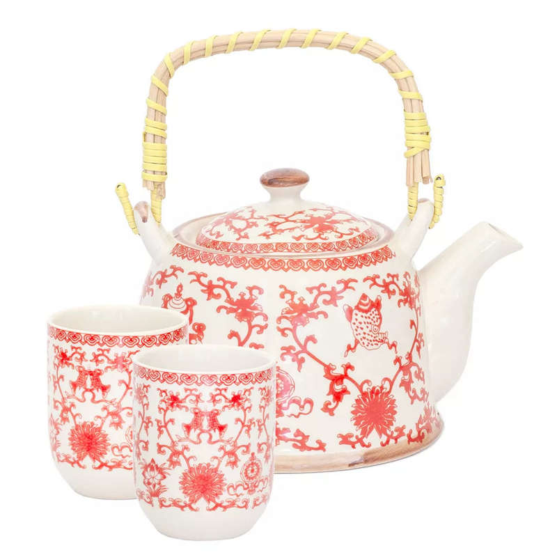 Teapot - Reds