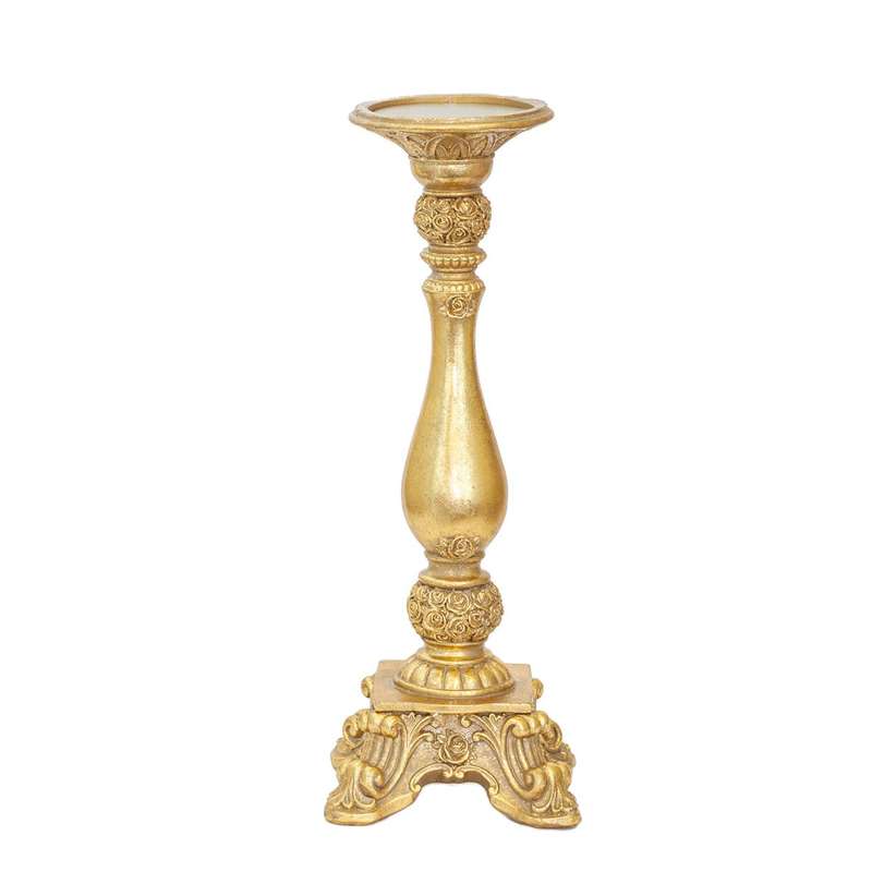 Candle Holder - Golden Roses Classic