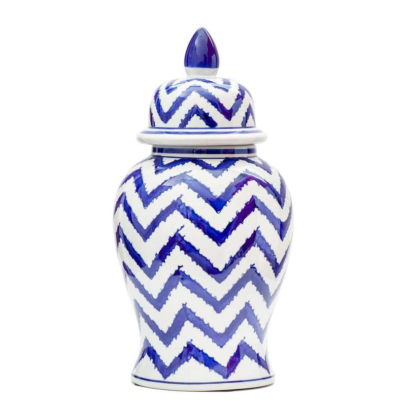 Ginger Jar - Ziggy Blues 36cm
