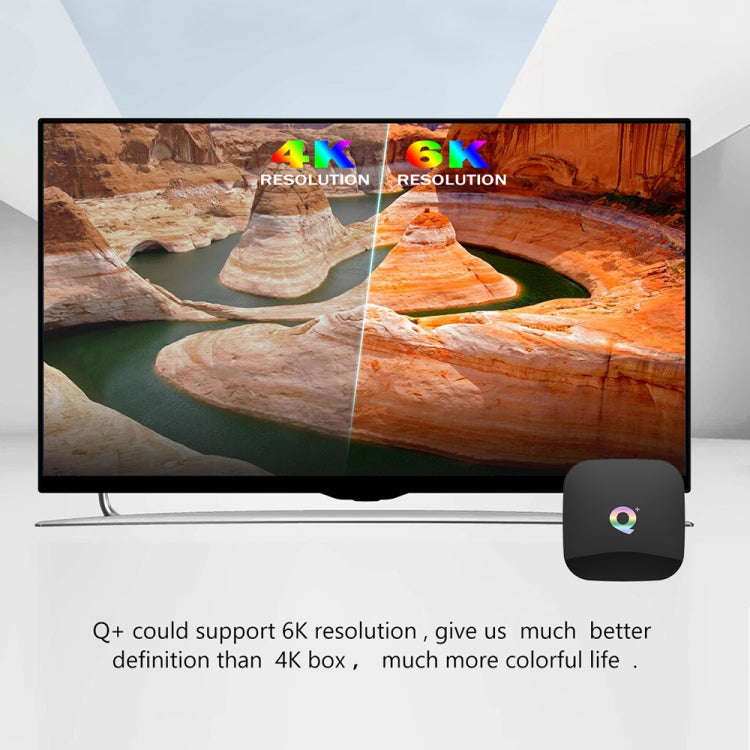 6K HD Smart TV BOX,Android Quad Core Cortex-A53 Up to sUpport SPDIF,
