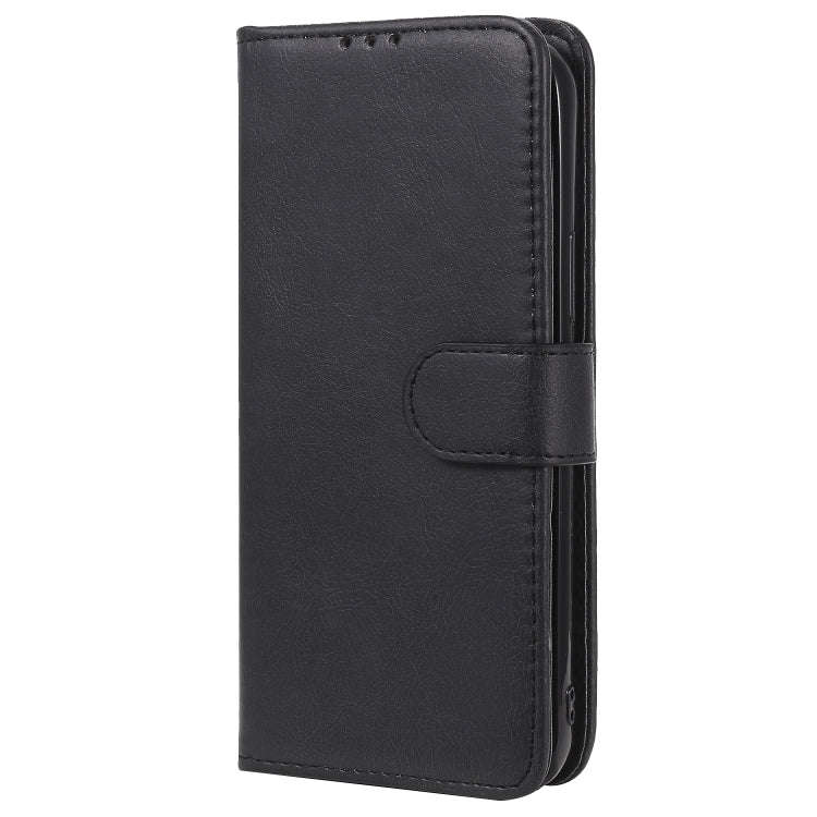 For iPhone 12 / 12 Pro 2 in 1 Solid Color Detachable PU Leather Case with Card Slots & Magnetic H...