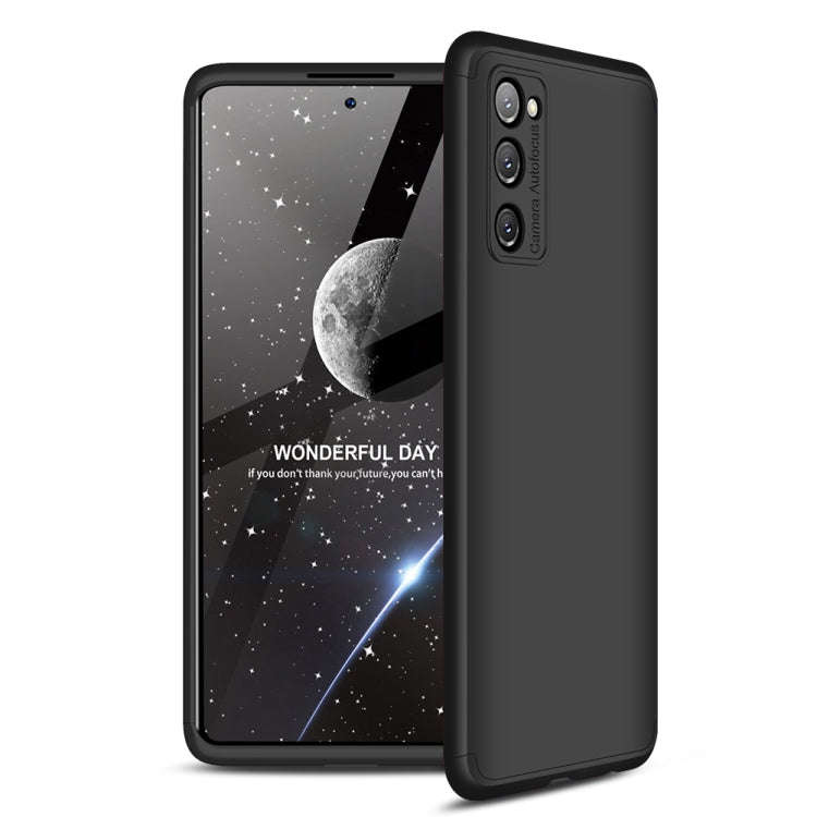 For Samsung Galaxy S20 FE GKK Three Stage Splicing Full Coverage PC Protective Case(Black)