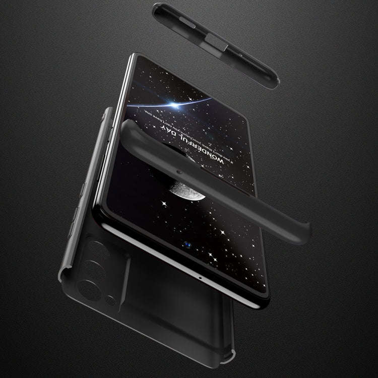 For Samsung Galaxy S20 FE GKK Three Stage Splicing Full Coverage PC Protective Case(Black)