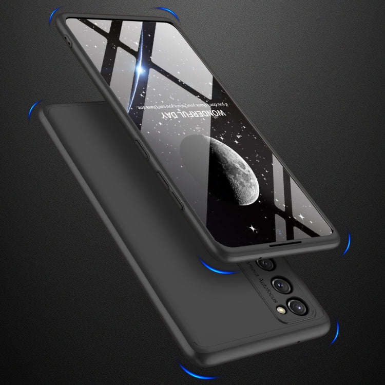 For Samsung Galaxy S20 FE GKK Three Stage Splicing Full Coverage PC Protective Case(Black)