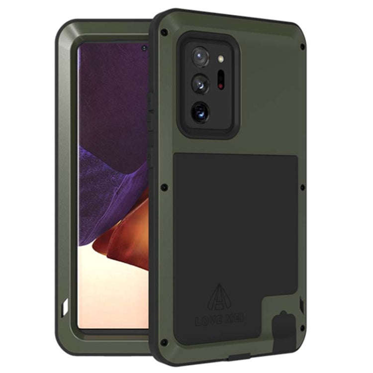 For Samsung Galaxy Note 20 Ultra LOVE MEI Metal Shockproof Waterproof Dustproof Protective Case w...