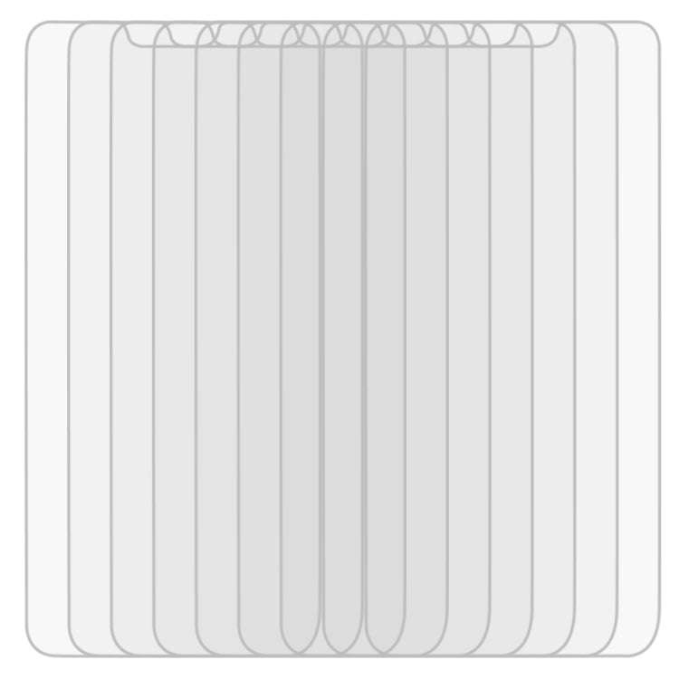 10 PCS 9H 2.5D Non-Full Screen Tempered Glass Film For Blackview BV9700 Pro