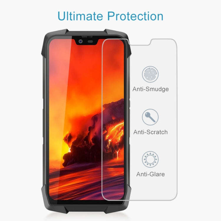 10 PCS 9H 2.5D Non-Full Screen Tempered Glass Film For Blackview BV9700 Pro