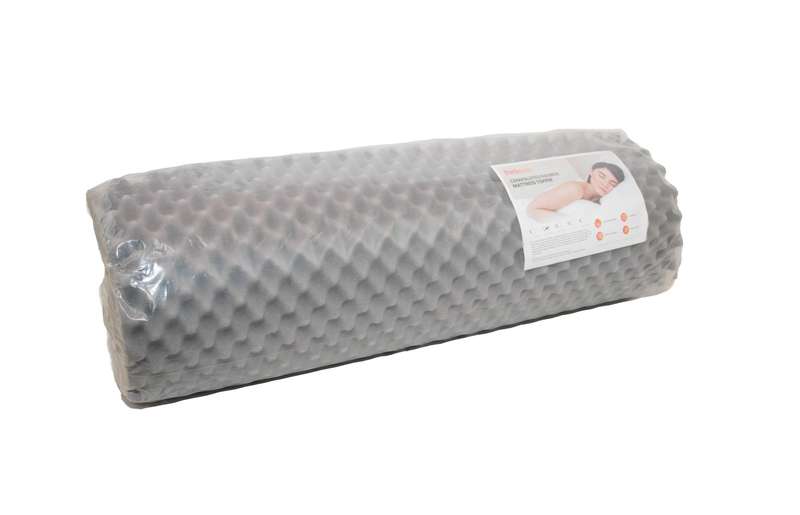 Convoluted/Eggbox Mattress Topper - ThinkCosy - Grey - Single XL