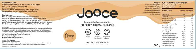 Hormone Balance Powder - Jooce - Orange