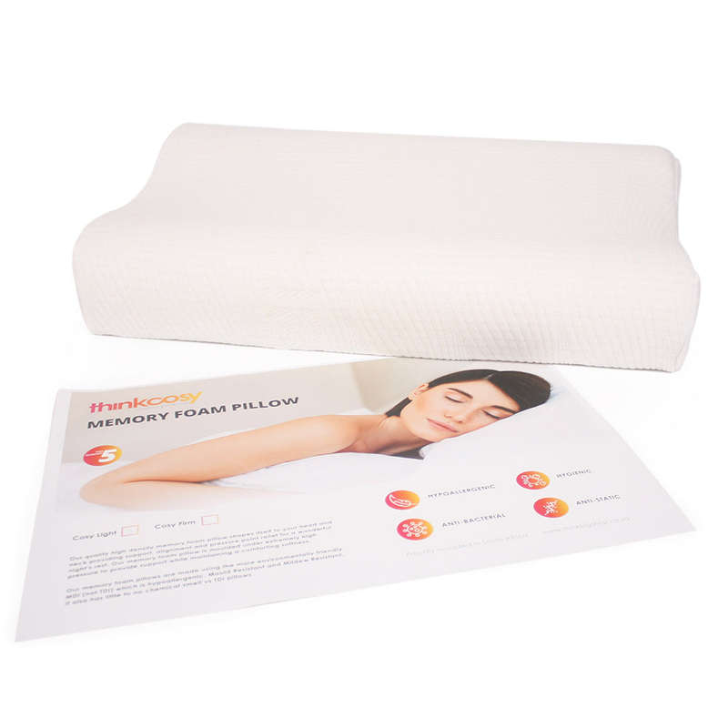 Memory Foam Contour Pillow - Cosy light - ThinkCosy