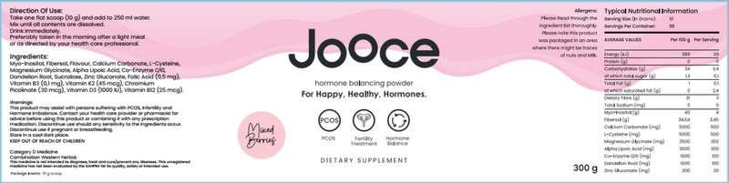 Hormone Balance Powder  Jooce - Mixed Berries
