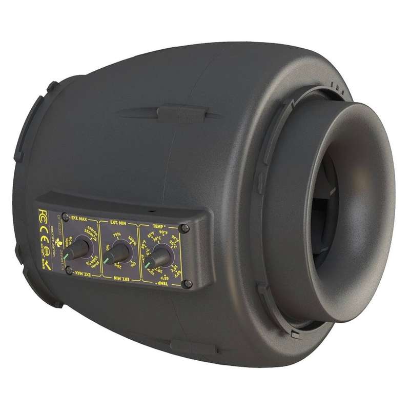 Temp & Speed Controlled Inline Fan - Secret Jardin (DF16 E 350)