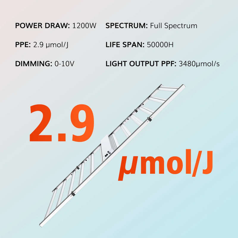 1200W Samsung LM281B LED Grow Light