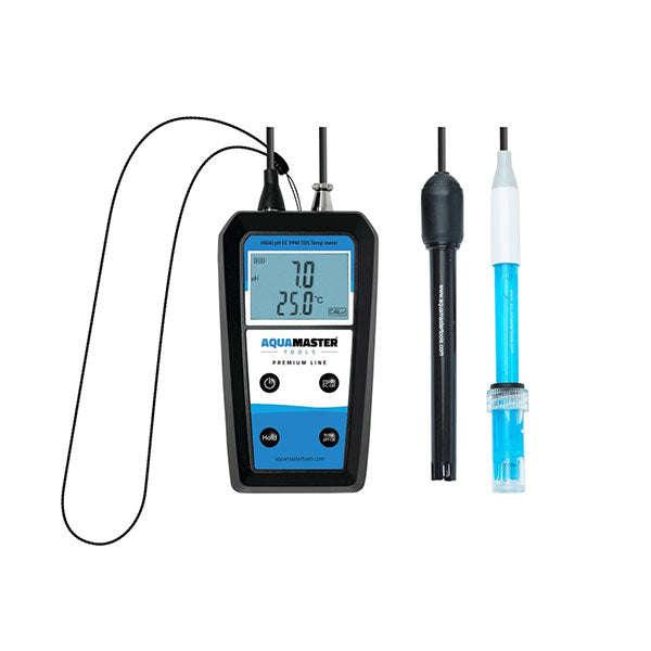 Aqua Master H600 Pro Handheld Water Meter (pH, EC, PPM, TDS, and Temperature)