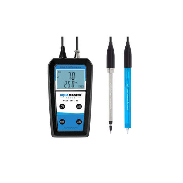 Aqua Master H600 Pro Handheld Substrate Meter (pH, EC, PPM, TDS, and Temperature)
