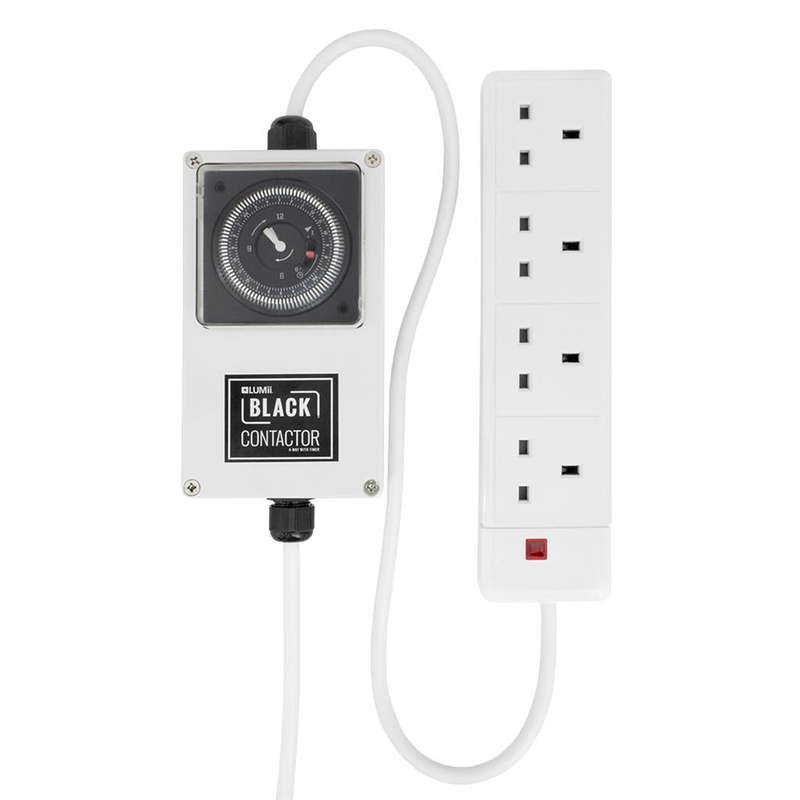 LUMII Black 5-way contactor timer