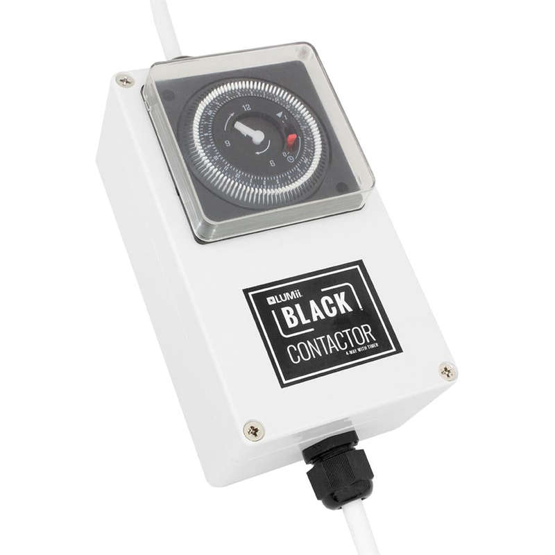 LUMII Black 5-way contactor timer