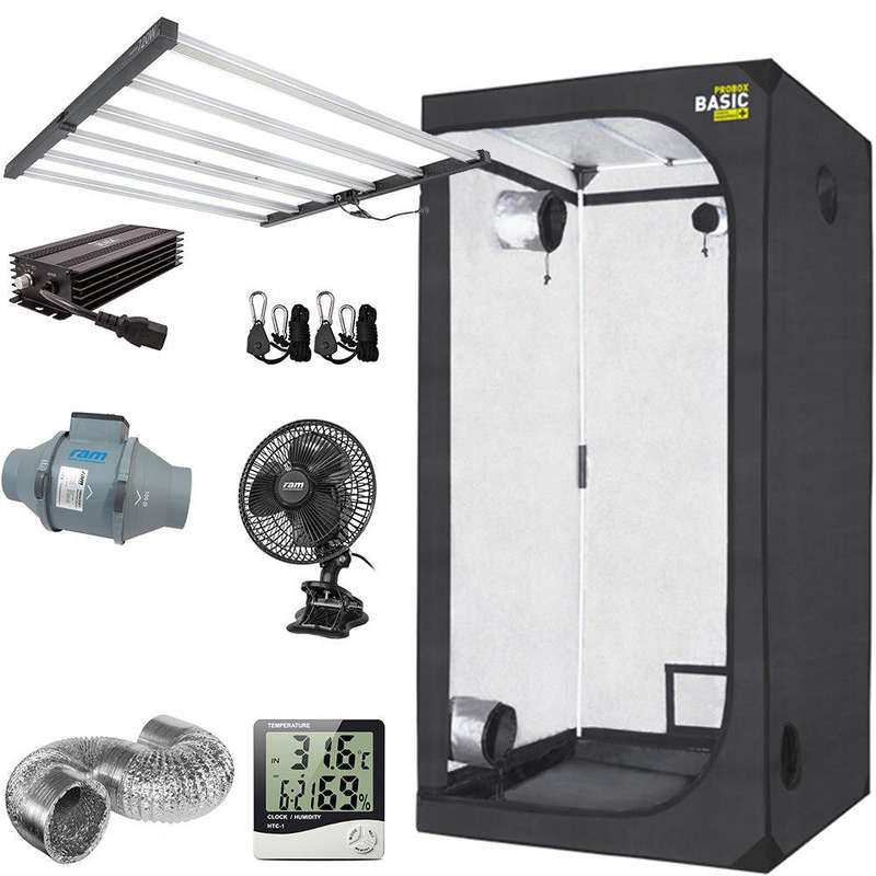 720W LUMii LED Kingpin Grow Tent Kit (1.2x1.2x2m)