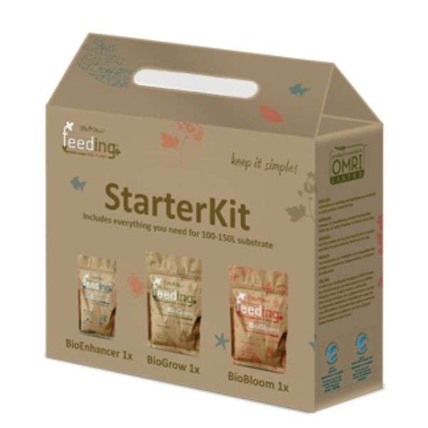 Green House Powder Feeding Bio Organic Nutrient Starter Kit