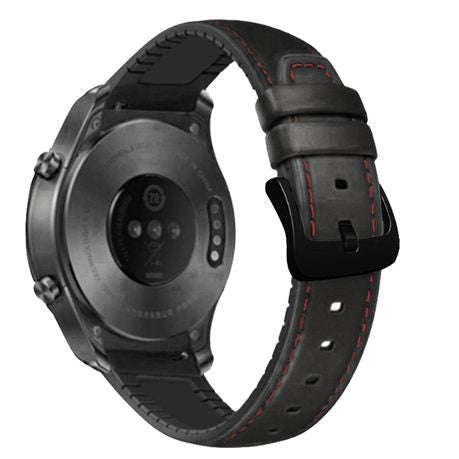 S-Cape 22mm PU Leather Strap for Samsung & Garmin Watch