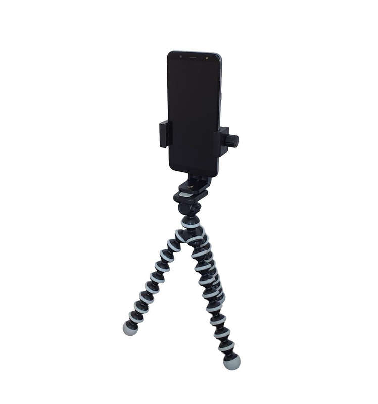 S-Cape Midi Gorilla Tripod with Rotating Cell Phone Clamp