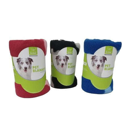 Nunbell Pet Fleece Blanket (90cmx60cm)  Pack of 3