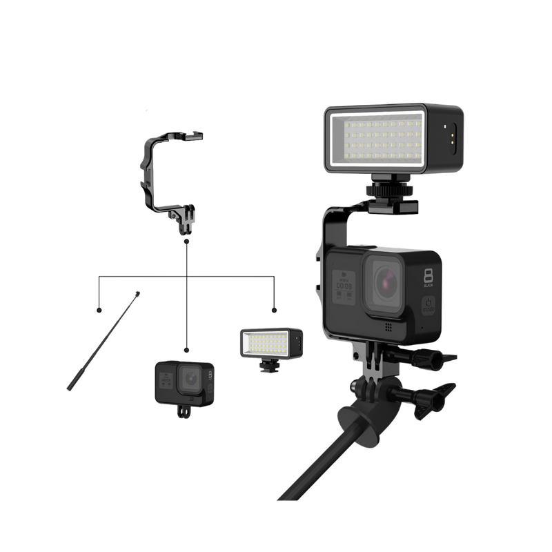 S-Cape Aluminium Cold Shoe Shooting Bracket Mount for Gopro Hero 11
