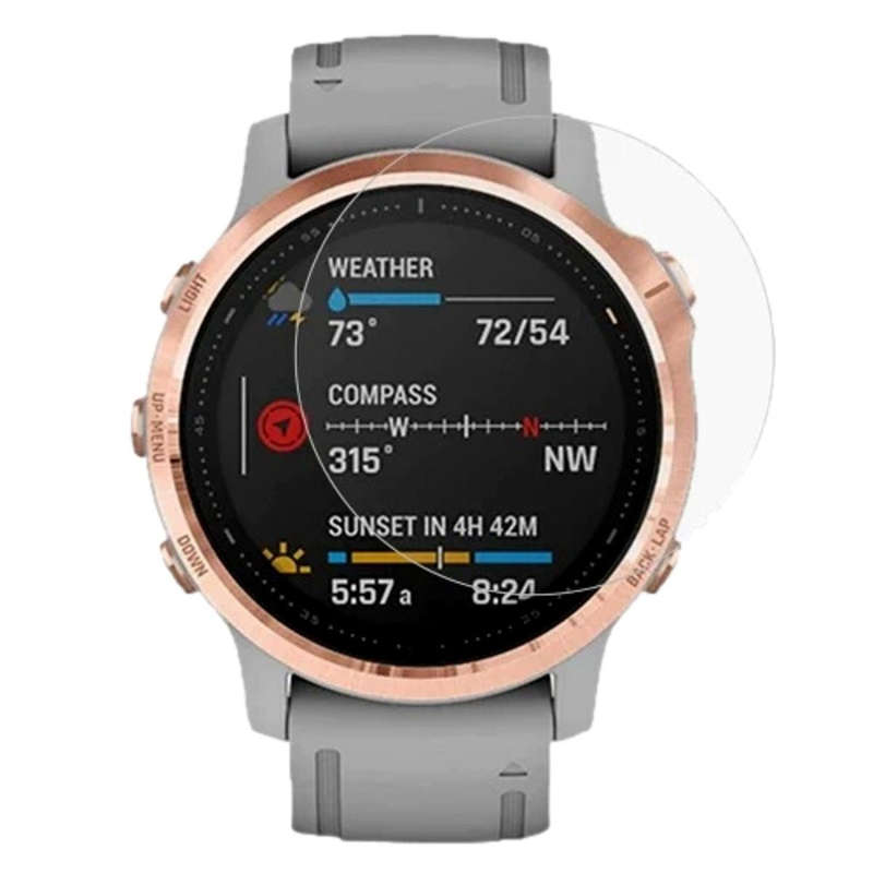 Tempered Glass Screen Protector for - Garmin Fenix 6S / 6S Pro