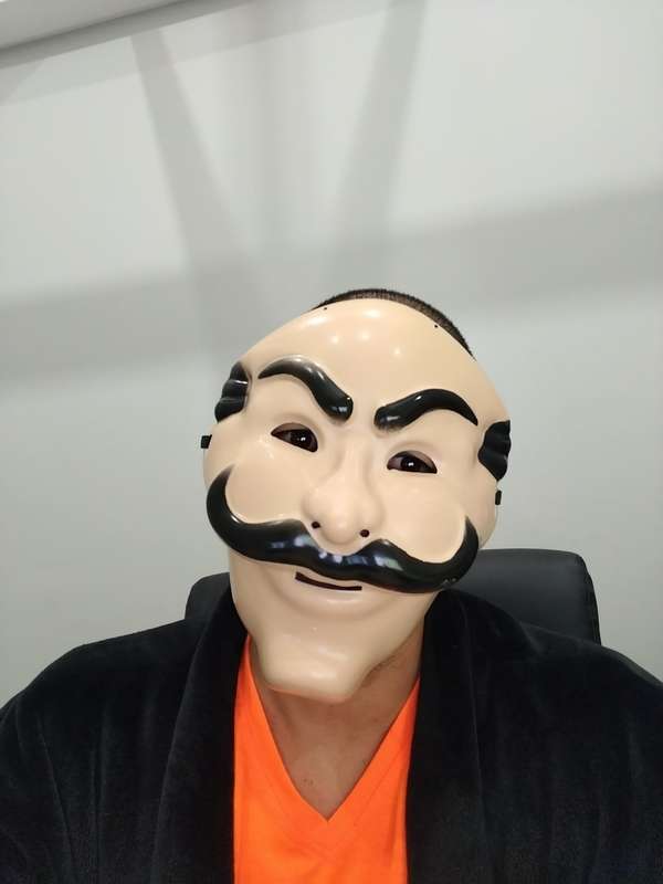 Mr Robot Inspired Fancy Dress Mask With Elastic