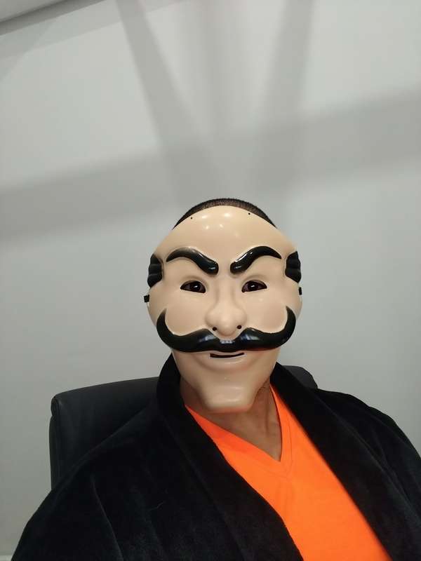 Mr Robot Inspired Fancy Dress Mask With Elastic
