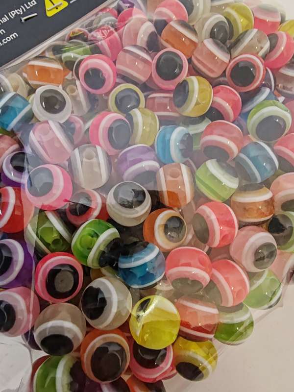 Evil Eye Beads 150g - Over 220 Beads