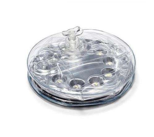 Solar-Powered Inflatable Light with Clear Finish - Waterproof